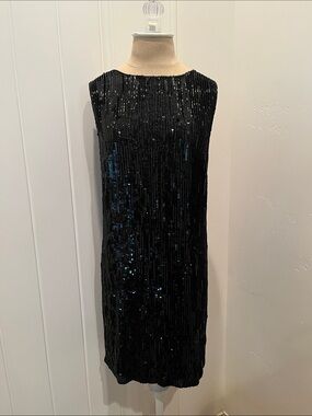 All Saints Lucia Sequin and Beaded Dress